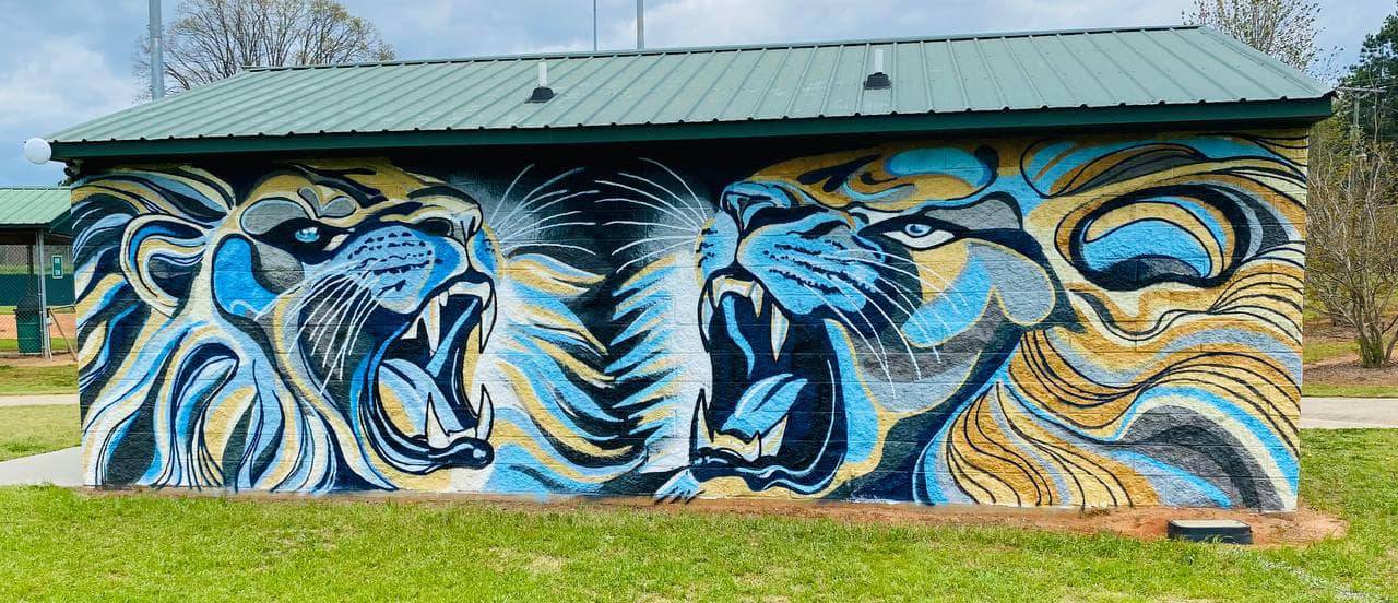 Six Mile Rec Lions Mural