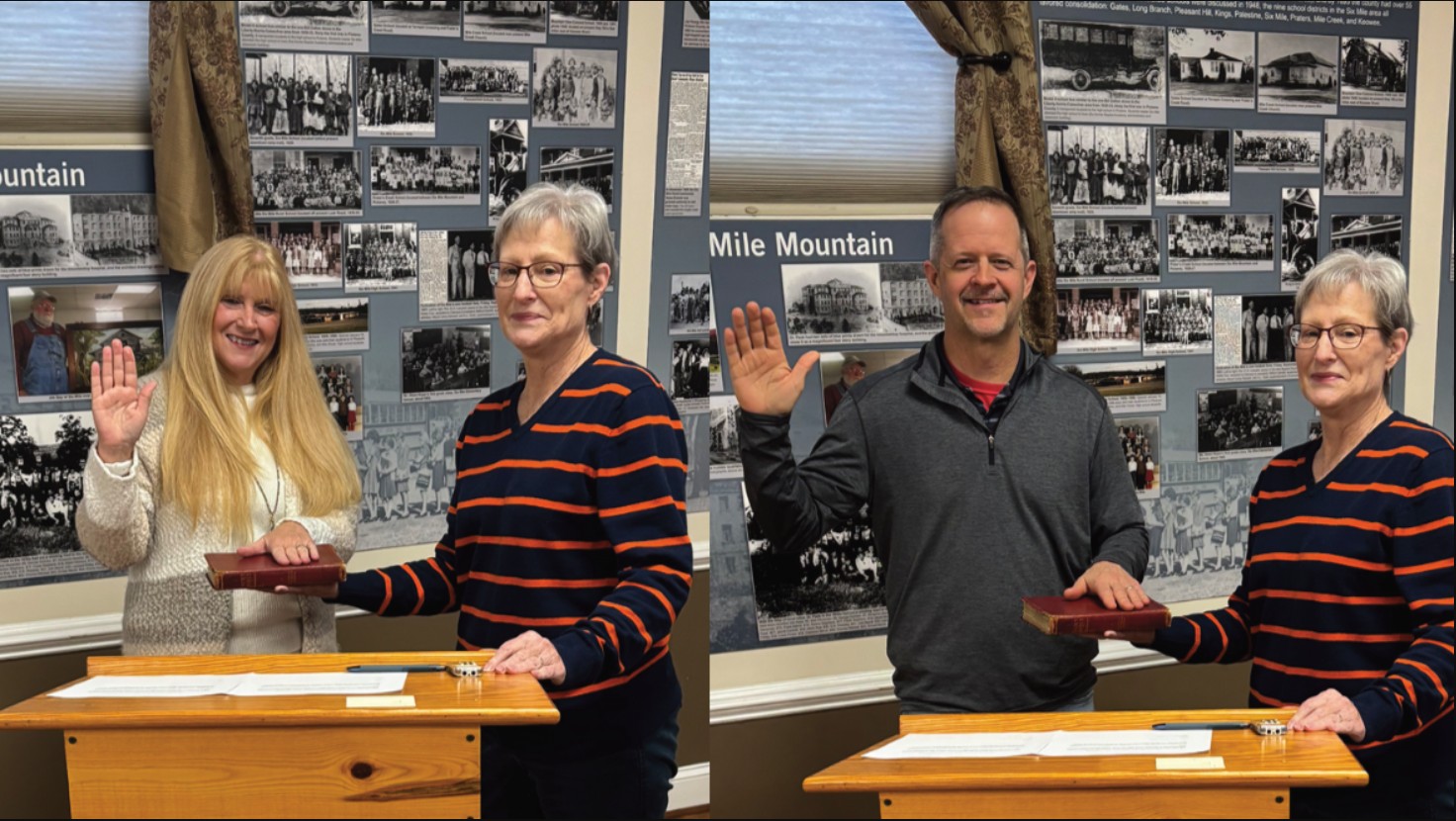 Judy Shaw and Chris King Swearing in Ceremony 2026